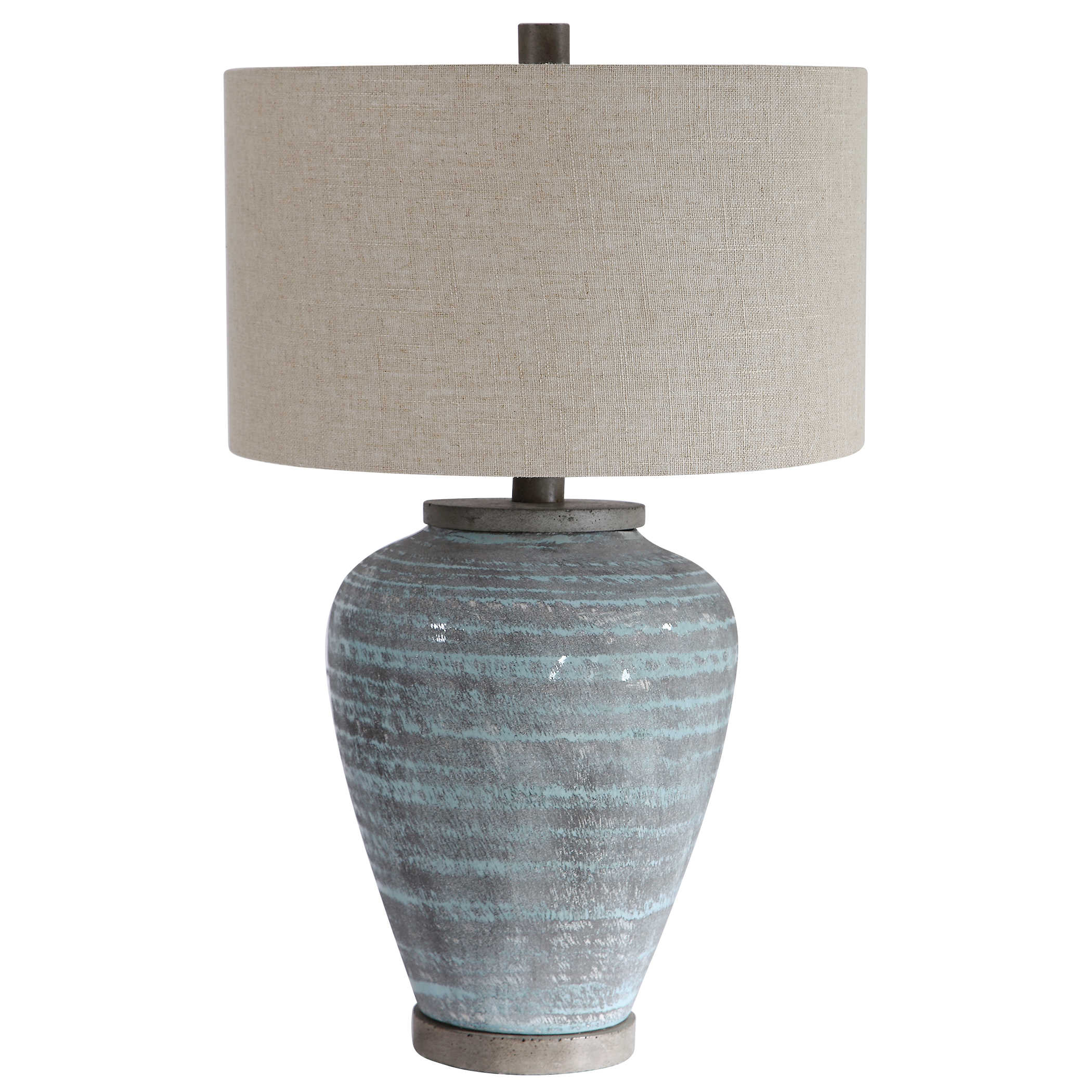 Felice Dark Charcoal Accent Ceramic Table Lamp by Uttermost #29366-1