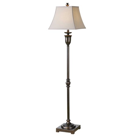 Whole Floor Lamps By Finish, Allen And Roth Floor Lamp With Table Top
