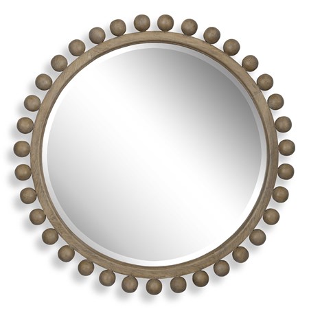 Brianza Ebony Round Mirror Uttermost, Uttermost Mirrors Round