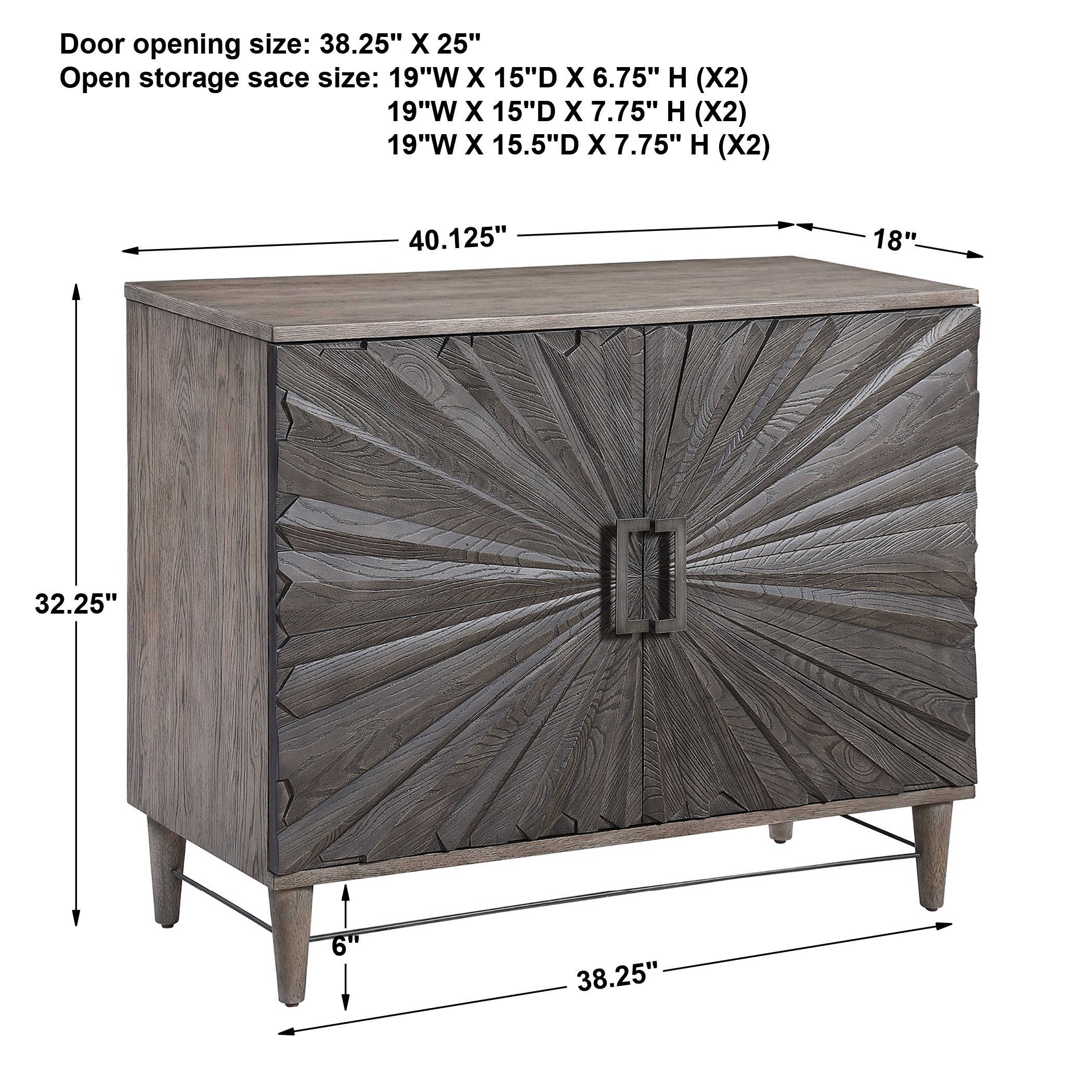 Shield 2 Door Cabinet | Uttermost