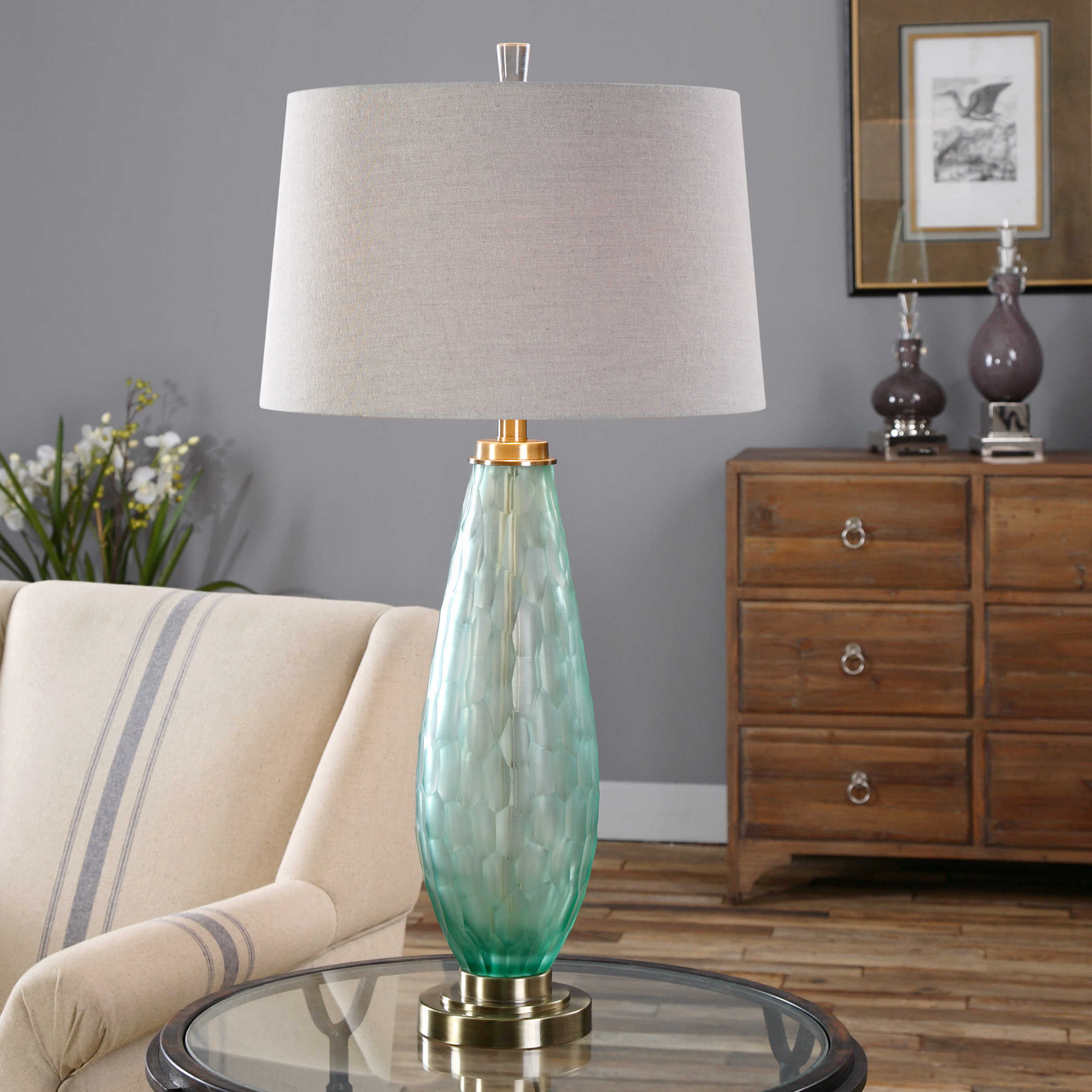 uttermost green lamp