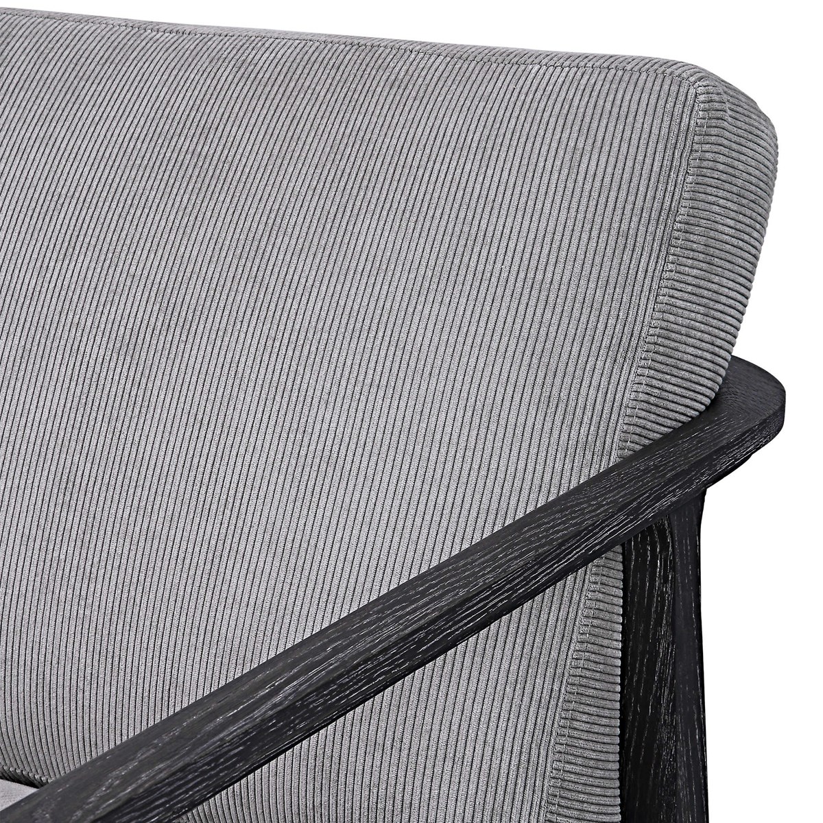 Brunei Accent Chair, Gray | Uttermost