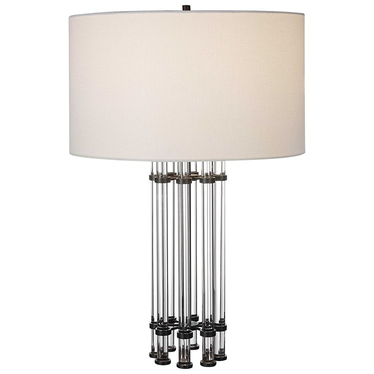 Crystal Baton Table Lamp Uttermost, Paramount Table Lamp New