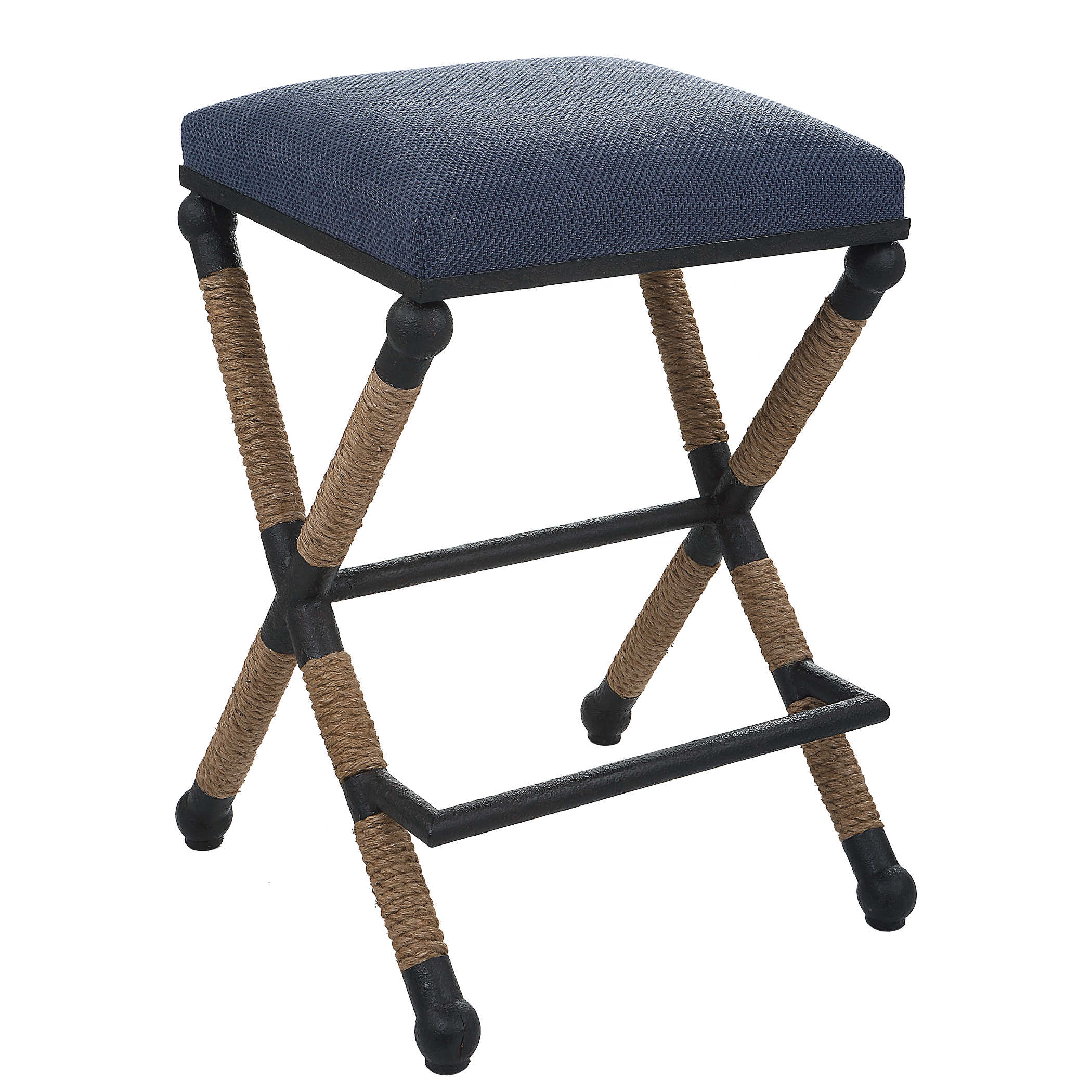 Firth Counter Stool, Navy | Uttermost