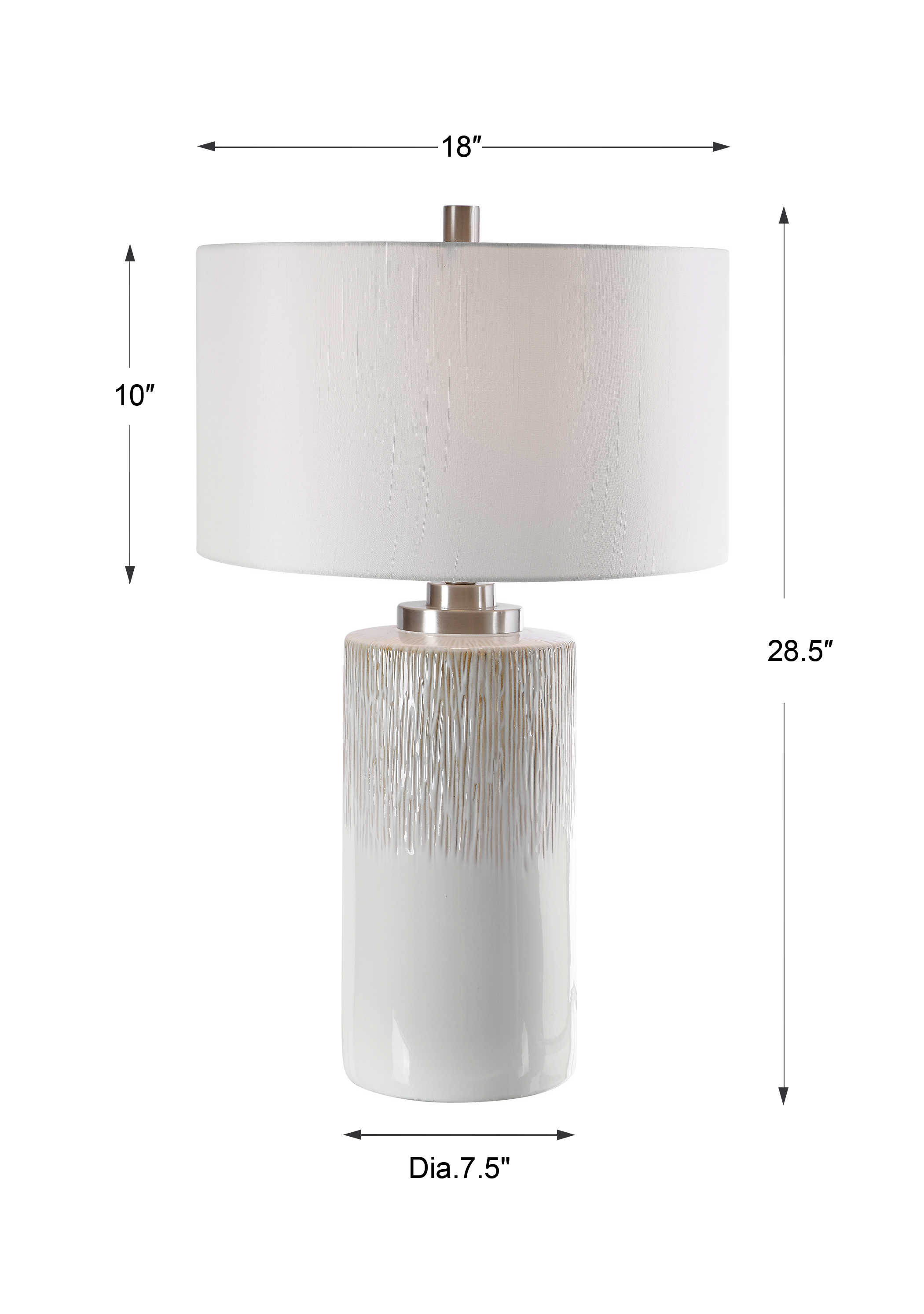 ceramic cylinder table lamp