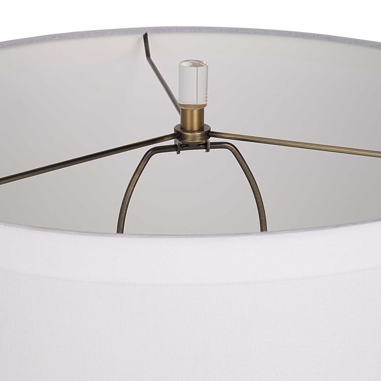 Venezia Table Lamp - White | Uttermost