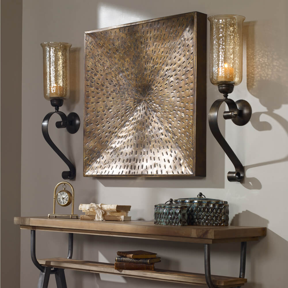 Uttermost Zulia 16 High Candle Wall Sconce Set of 2