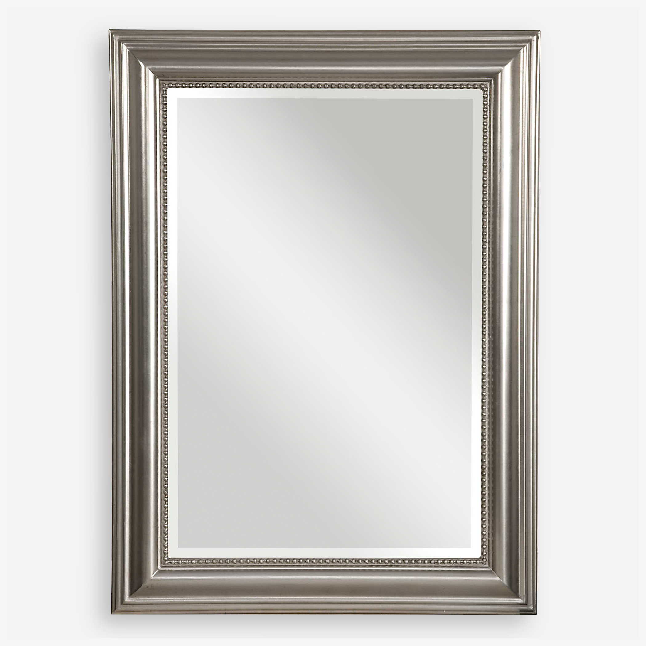 Stuart Silver Mirror Uttermost, Uttermost Elara Antiqued Silver Wall Mirror