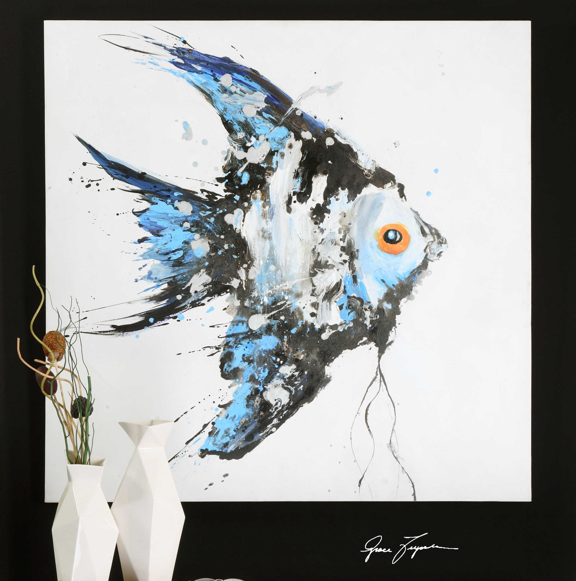 angelfish painting