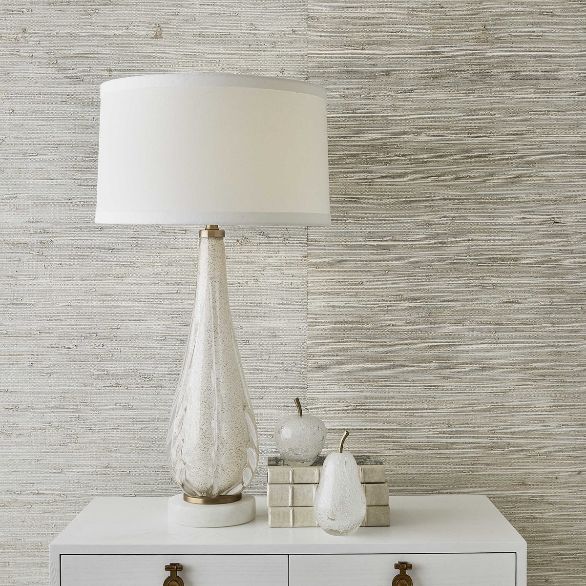 Venezia Table Lamp - White | Uttermost