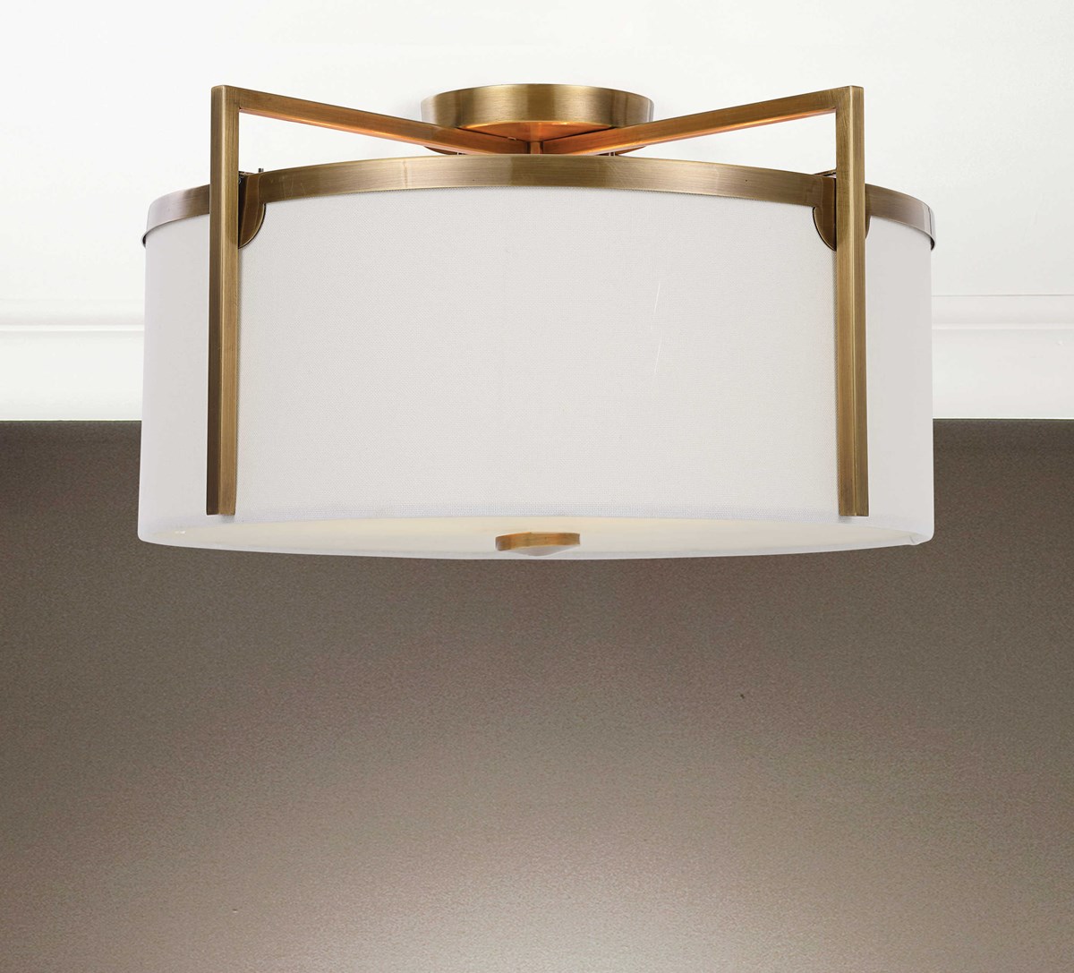 uttermost vitalia semi flush mount